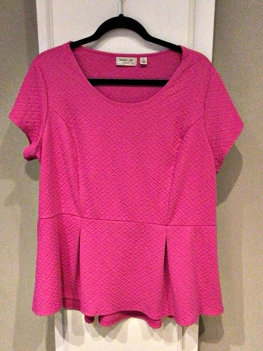 Jonathan Simkhai Standard Pink Geometric Top